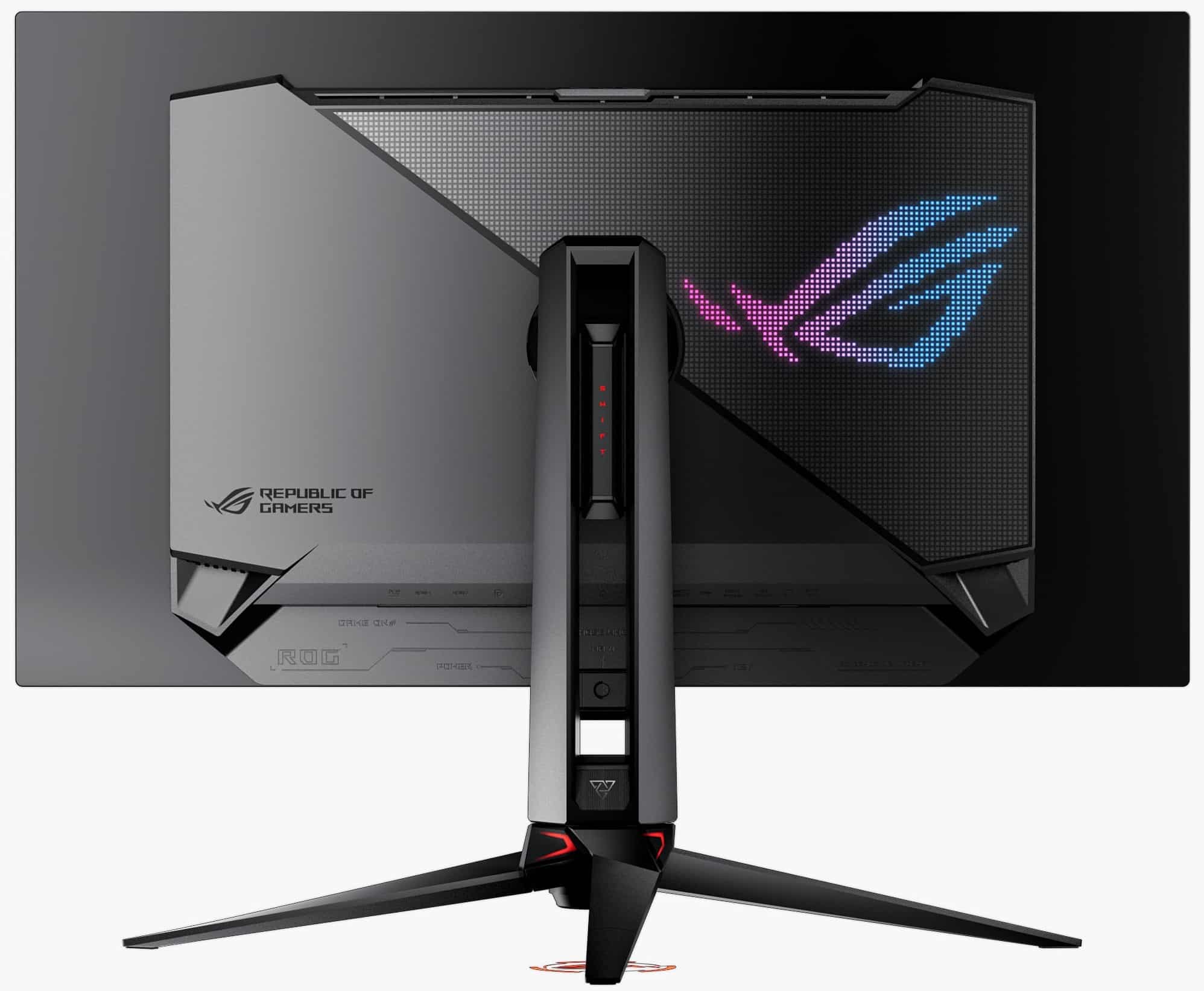 ASUS ROG Swift PG32UCDM angled view
