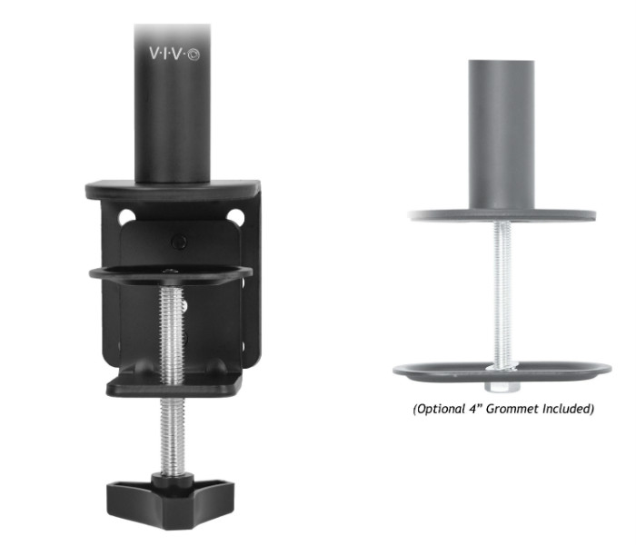Vivo Dual Monitor Desk Mount Stand vs ergotron
