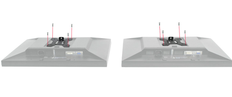 Vivo Dual Monitor Desk Mount Stand vesa mounting 