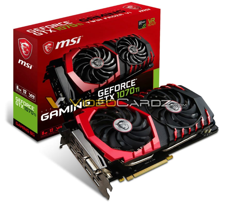 MSI GTX 1070Ti Gaming X best price