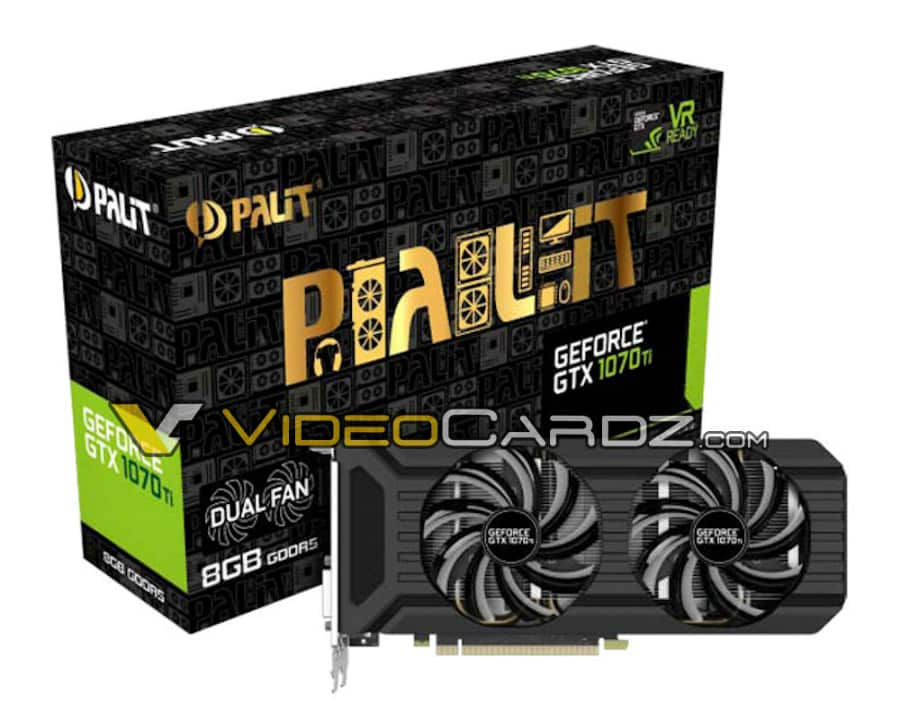 Palit Dual Fan GTX 1070 Ti lowest price