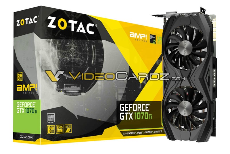 Zotac GTX 1070Ti AMP Edition lowest price