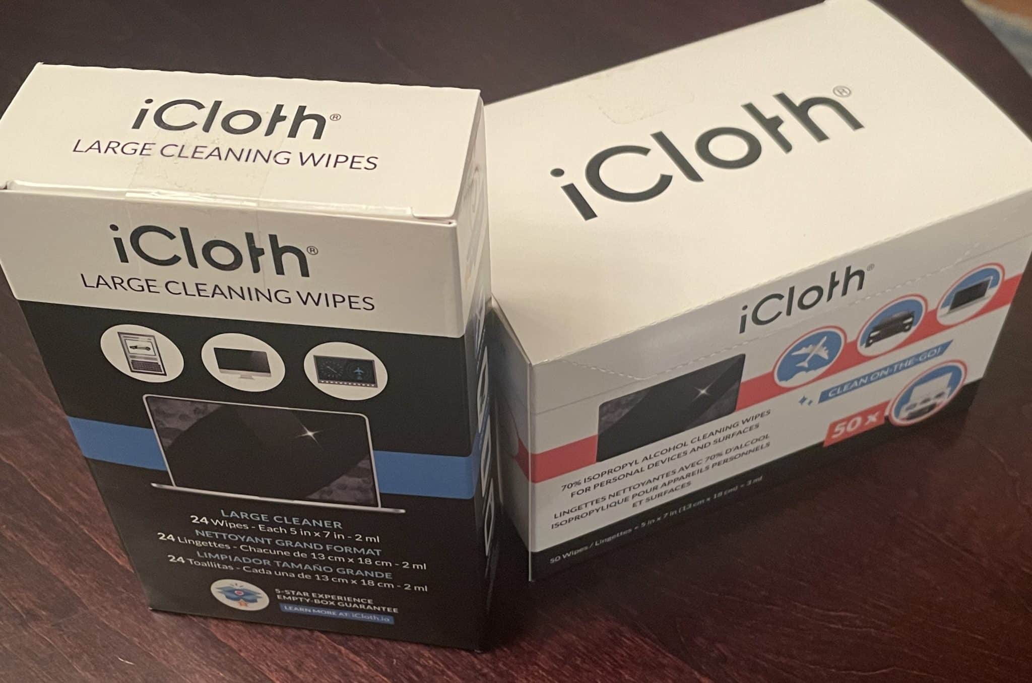 iCloth Pro Grade Cleaner Wipes for laptop